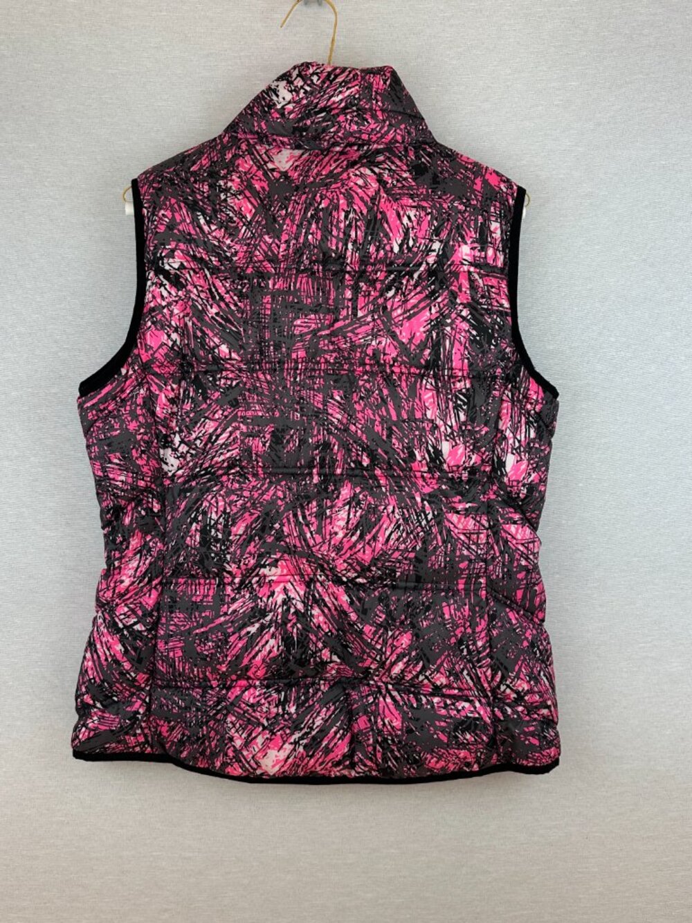 MARC NEW YORK PERFORMANCE MNY PUFFER CAMUFLAGE PINK VEST WOMEN'S SIZE M - Picture 4 of 11
